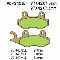 Vesrah VD-340 Тормозные колодки