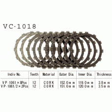 Vesrah VC-1018 диски сцепления