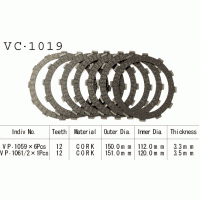 Vesrah VC-1019 диски сцепления
