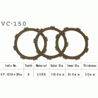 Vesrah VC-150 диски сцепления