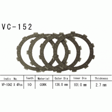 Vesrah VC-152 диски сцепления