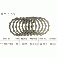 Vesrah VC-162 диски сцепления