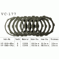 Vesrah VC-177 диски сцепления