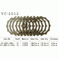 Vesrah VC-2012 диски сцепления