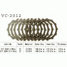 Vesrah VC-2012 диски сцепления