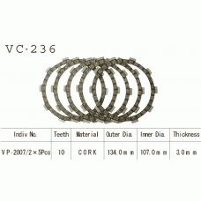 Vesrah VC-236 диски сцепления