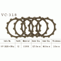 Vesrah VC-318 диски сцепления