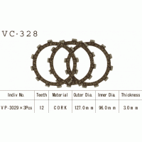 Vesrah VC-328 диски сцепления