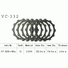 Vesrah VC-332 диски сцепления