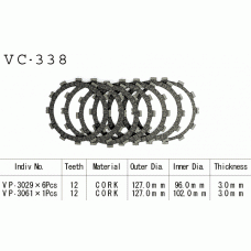 Vesrah VC-338 диски сцепления