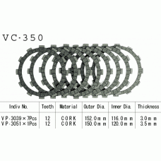 Vesrah VC-350 диски сцепления