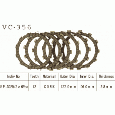 Vesrah VC-356 диски сцепления