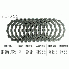 Vesrah VC-359 диски сцепления