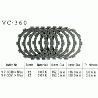 Vesrah VC-360 диски сцепления