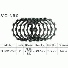 Vesrah VC-380 диски сцепления