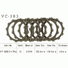 Vesrah VC-383 диски сцепления