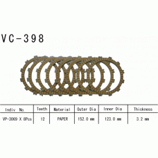Vesrah VC-398 диски сцепления