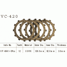 Vesrah VC-420 диски сцепления