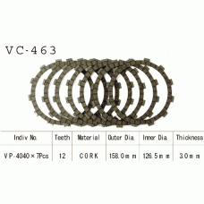 Vesrah VC-463 диски сцепления