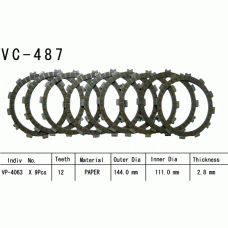 Vesrah VC-487 диски сцепления