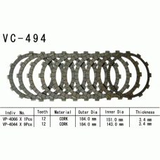 Vesrah VC-494 диски сцепления